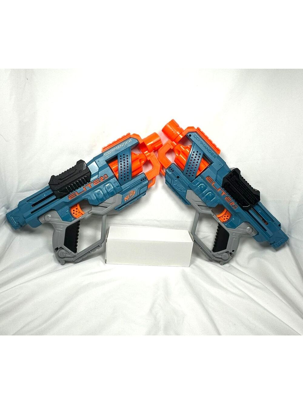 NERF Elite 2.0 Commander RD-6 Blaster 6-Dart Rotating Drum- 2 GUNS NO DARTS